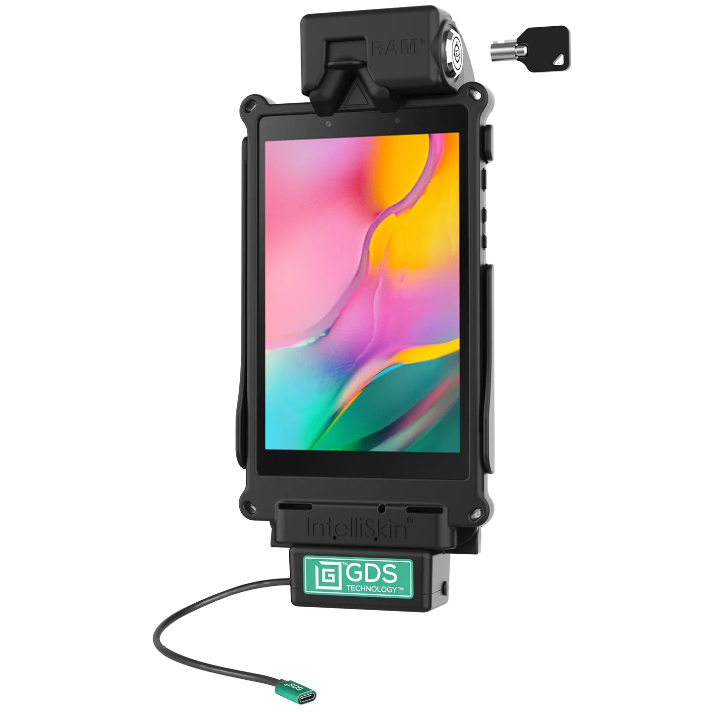 Locking GDS® Tough-Dock™ for Samsung Tab A 8.0 (2019) SM-T290 & T-295 - RAM-GDS-DOCKL-SAM55CPU