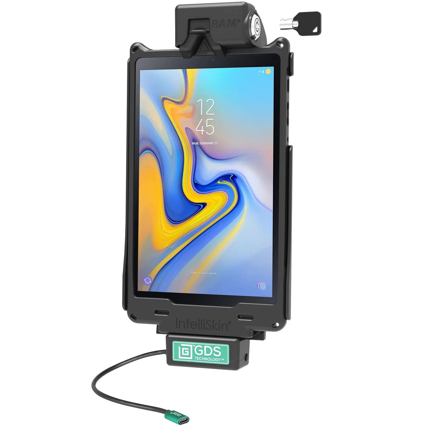 Locking GDS® Tough-Dock™ with USB Type-C for Samsung Tab A 10.5 - RAM-GDS-DOCKL-SAM66CPU