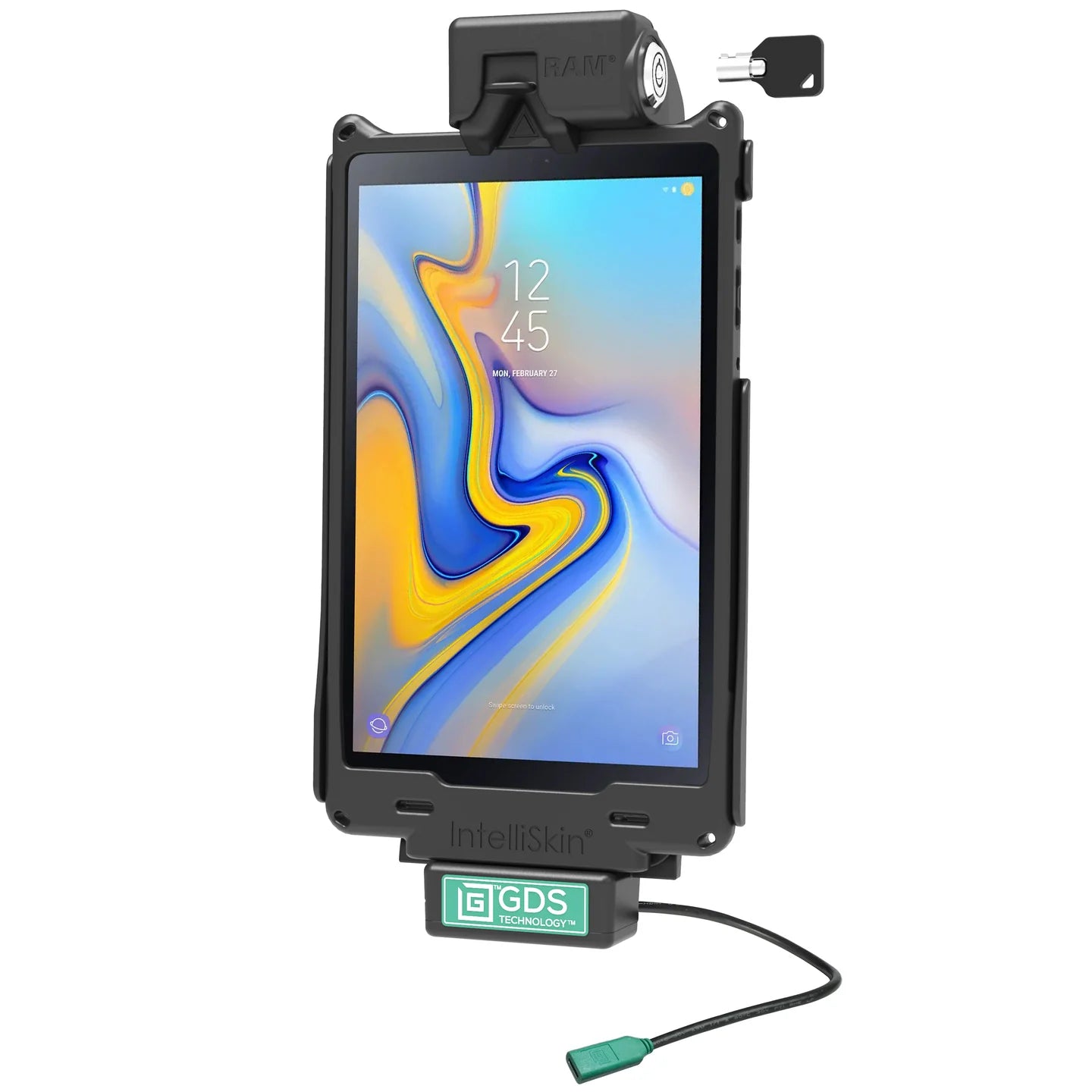 Locking GDS® Tough-Dock™ + Data Sync for Samsung Tab A 10.5 - RAM-GDS-DOCKL-SAM66CU