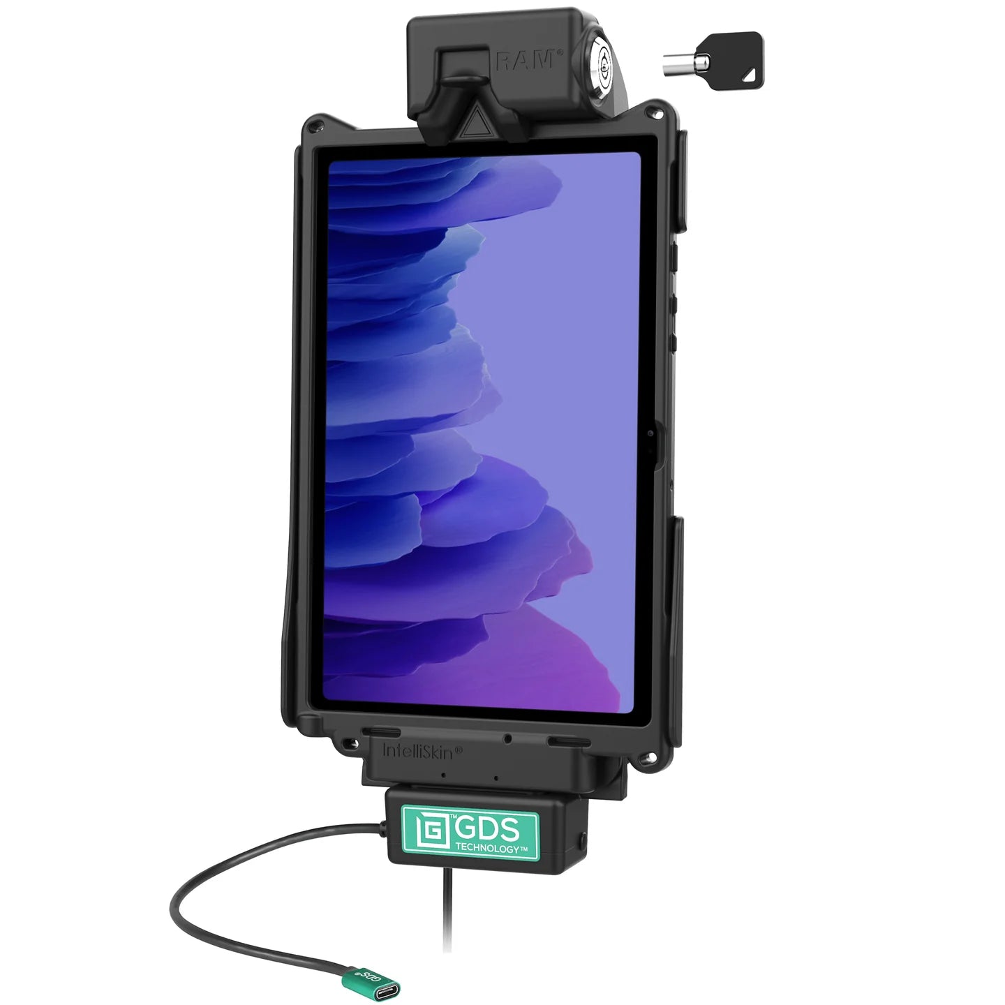 Locking GDS® Tough-Dock™ with USB Type-C for Samsung Tab A7 10.4 - RAM-GDS-DOCKL-SAM75CPU