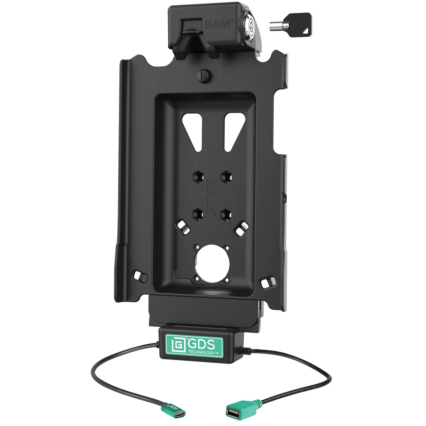 Locking GDS® Tough-Dock™ + Single USB for Samsung Tab A8 10.5" SM-X200 - RAM-GDS-DOCKL-SAM83CDU