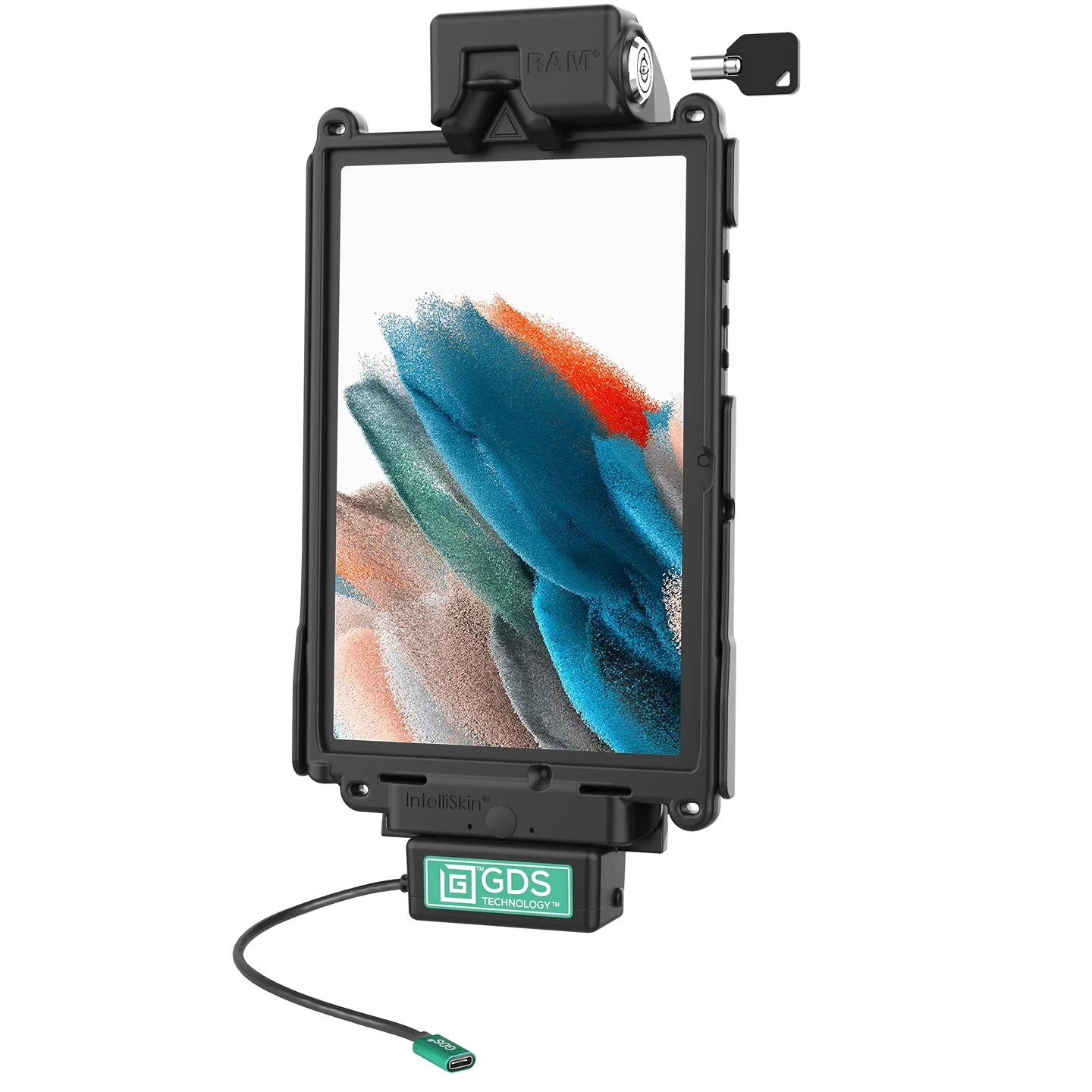 Locking GDS® Tough-Dock™ with USB Type-C for Samsung Tab A8 10.5" - RAM-GDS-DOCKL-SAM83CPU