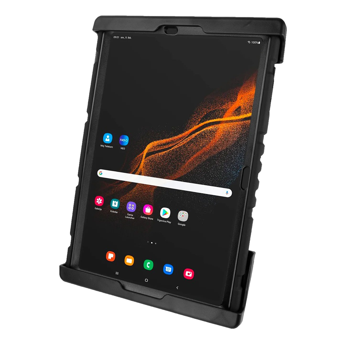 RAM® Tab-Lock™ Holder for Samsung Tab S7+, S7 FE, S8+ & S9+ with Case - RAM-HOL-TABL36U