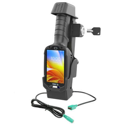 RAM® Locking Powered Dock + Single USB-A for Zebra TC8300 - RAM-HOL-ZE26PDLU