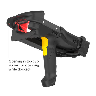 RAM® Locking Powered Dock + Single USB-A for Zebra MC9300 - Heated Pins - RAM-HOL-ZE32PDHLU