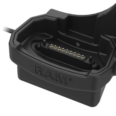 RAM® Locking Powered Dock + Single USB-A for Zebra MC9300 - RAM-HOL-ZE32PDLU