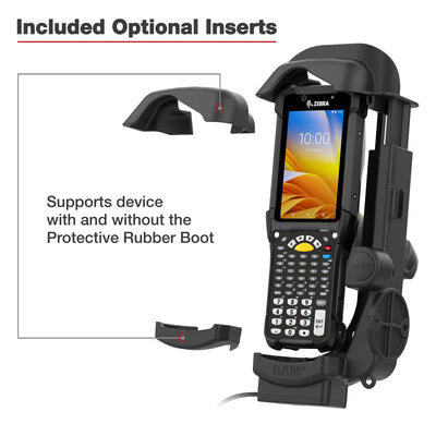 RAM® Powered Dock for Zebra MC9300 - Heated Pins - RAM-HOL-ZE32PHU