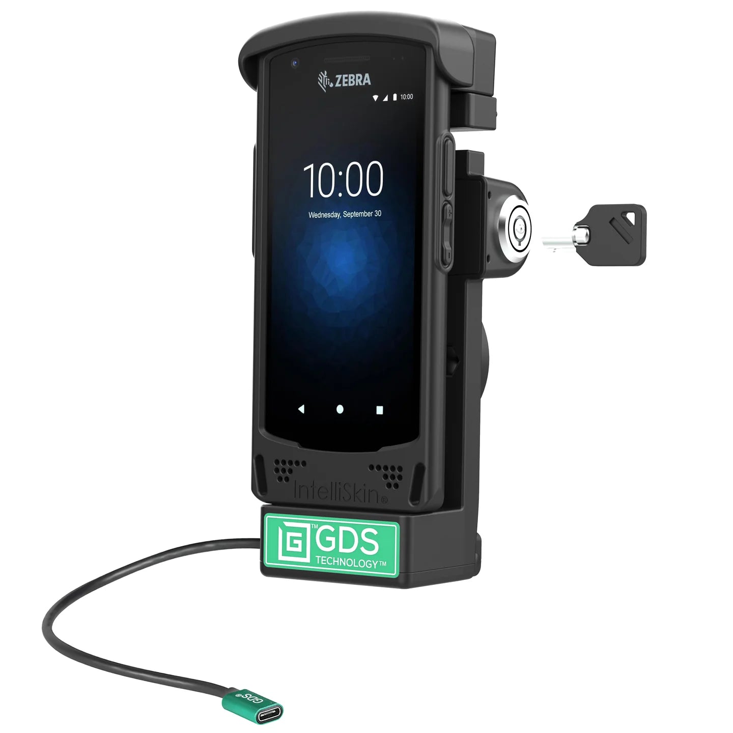 GDS® Locking Powered Dock for Zebra EC50/55 - RAM-GDS-DOCKL-V12-ZE16CPU