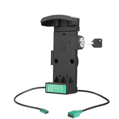 GDS® Locking Powered Dock + USB-A for Zebra TC2x & TC5x - RAM-GDS-DOCKL-V12-ZE2434CPDU