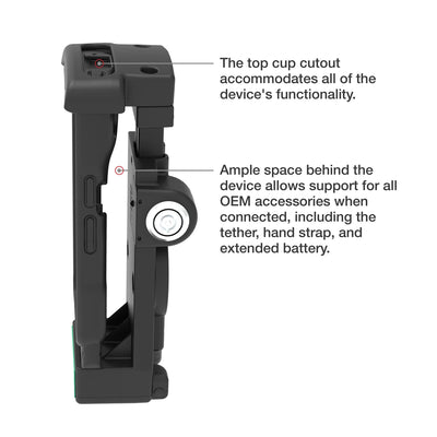 GDS® Locking Powered Dock for Zebra TC2x & TC5x - RAM-GDS-DOCKL-V12-ZE2434CPU