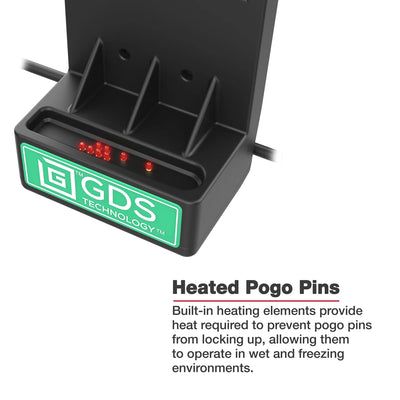 GDS® Locking Powered Dock + USB-A for Zebra TC73/78 - Heated Pins - RAM-GDS-DOCKL-V12-ZE35CPDHU