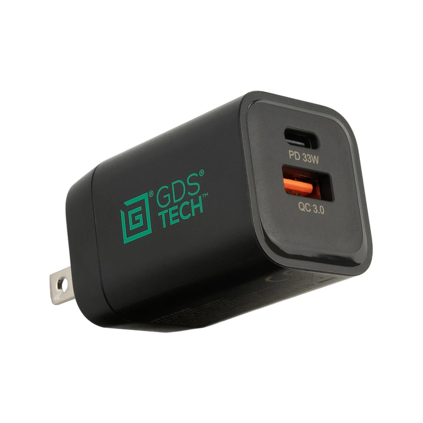 GDS® Type-C and Type-A 33W 2-Port Wall Charger - PD3.0 & PPS - RAM-GDS-CHARGE-PPS-C2W