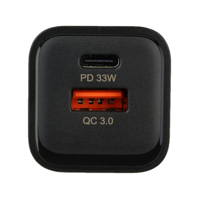 GDS® Type-C and Type-A 33W 2-Port Wall Charger - PD3.0 & PPS - RAM-GDS-CHARGE-PPS-C2W