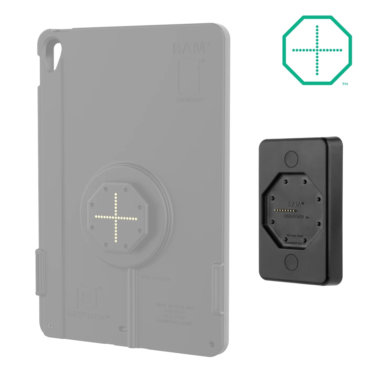 GDS® Uni-Conn™ Powered Wall Dock with PoE - RAM-GDS-DOCK-W4-POEU