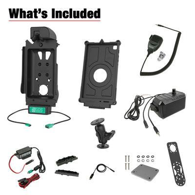 GDS® Tough-Dock™ Universal PTT Vehicle Bundle for Tab A7 Lite 8.7 - RAM-GDS-101B2-SAM80-PTT1U