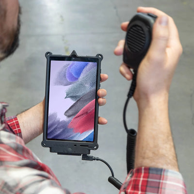 GDS® Tough-Dock™ Klein VALOR PTT Vehicle Bundle for Tab A7 Lite 8.7 - RAM-GDS-101B2-SAM80C-C-V7CU