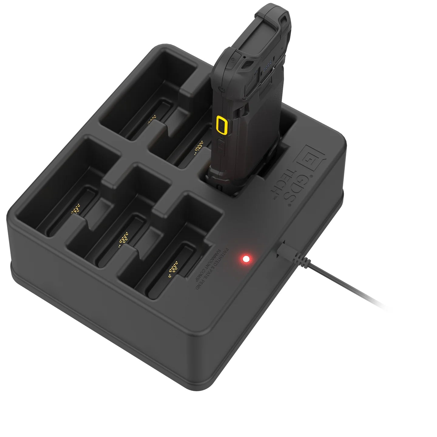 GDS® 6-Port Powered Dock for Zebra Handhelds with IntelliSkin® - RAM-GDS-DOCK-6G15P