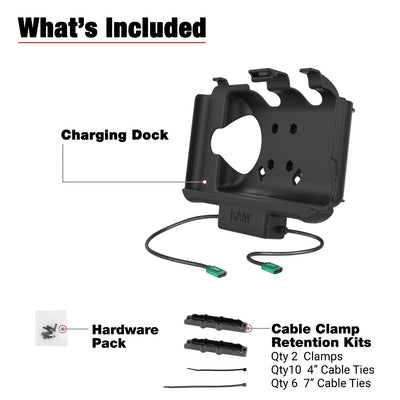 RAM® USB-C Powered Dock + USB-C Data for Samsung Tab Active5 & 3 - RAM-HOL-SAM60CP-CU