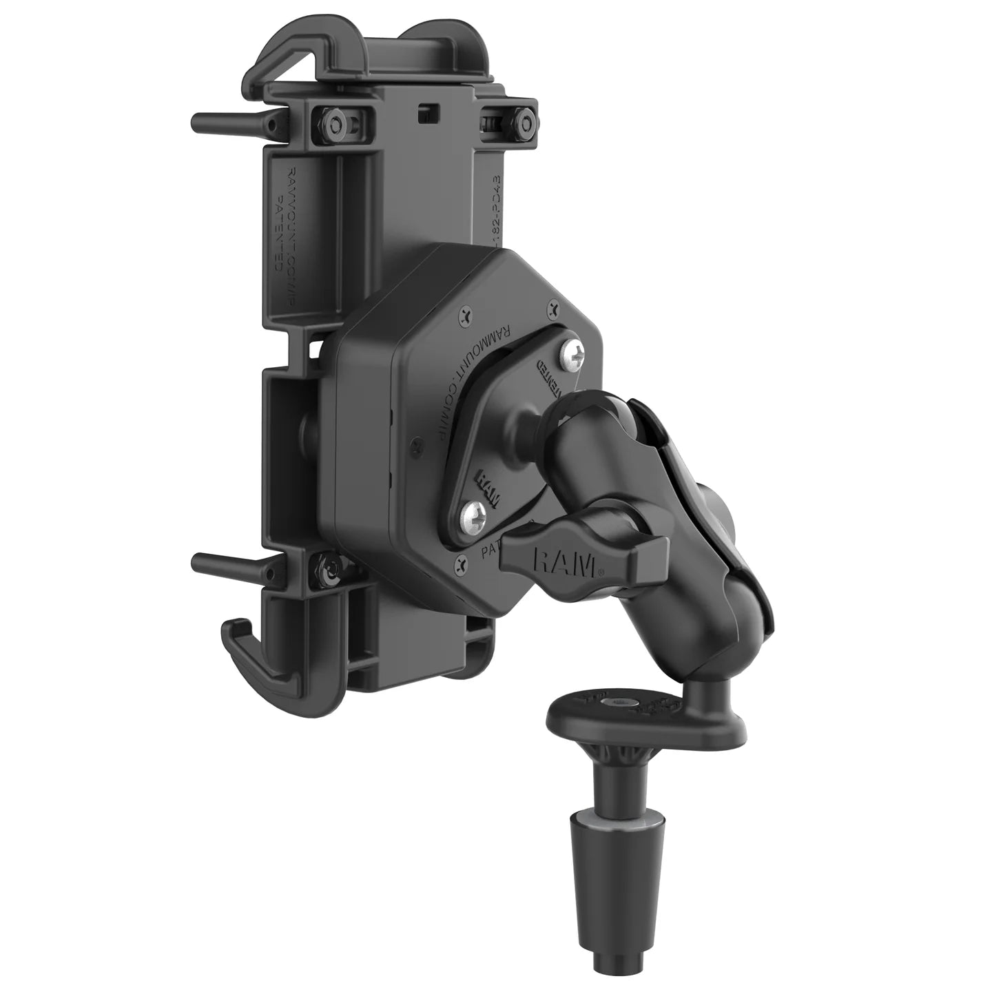 RAM® Quick-Grip™ XL Phone Mount with Vibe-Safe™ & Fork Stem Base - Short - RAM-B-176-A-PD4-462