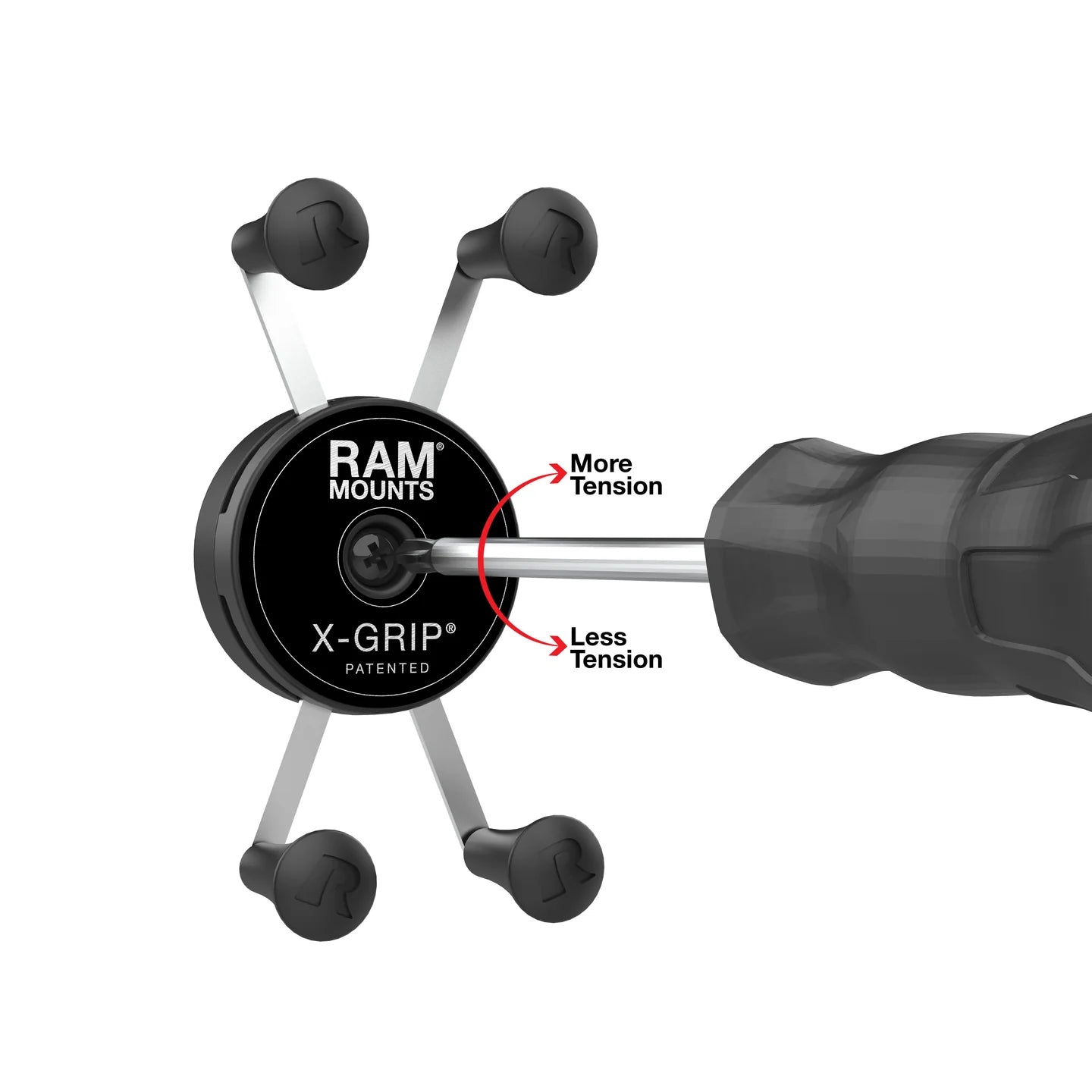 RAM® Rotating X-Grip® Phone Holder with Ball - B Size - RAM-HOL-UN7BRU