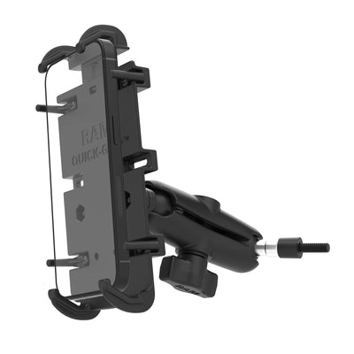 RAM® Quick-Grip™ XL Phone Mount with Grab Handle M6 Bolt Base - RAM-B-186-M6-PD4U