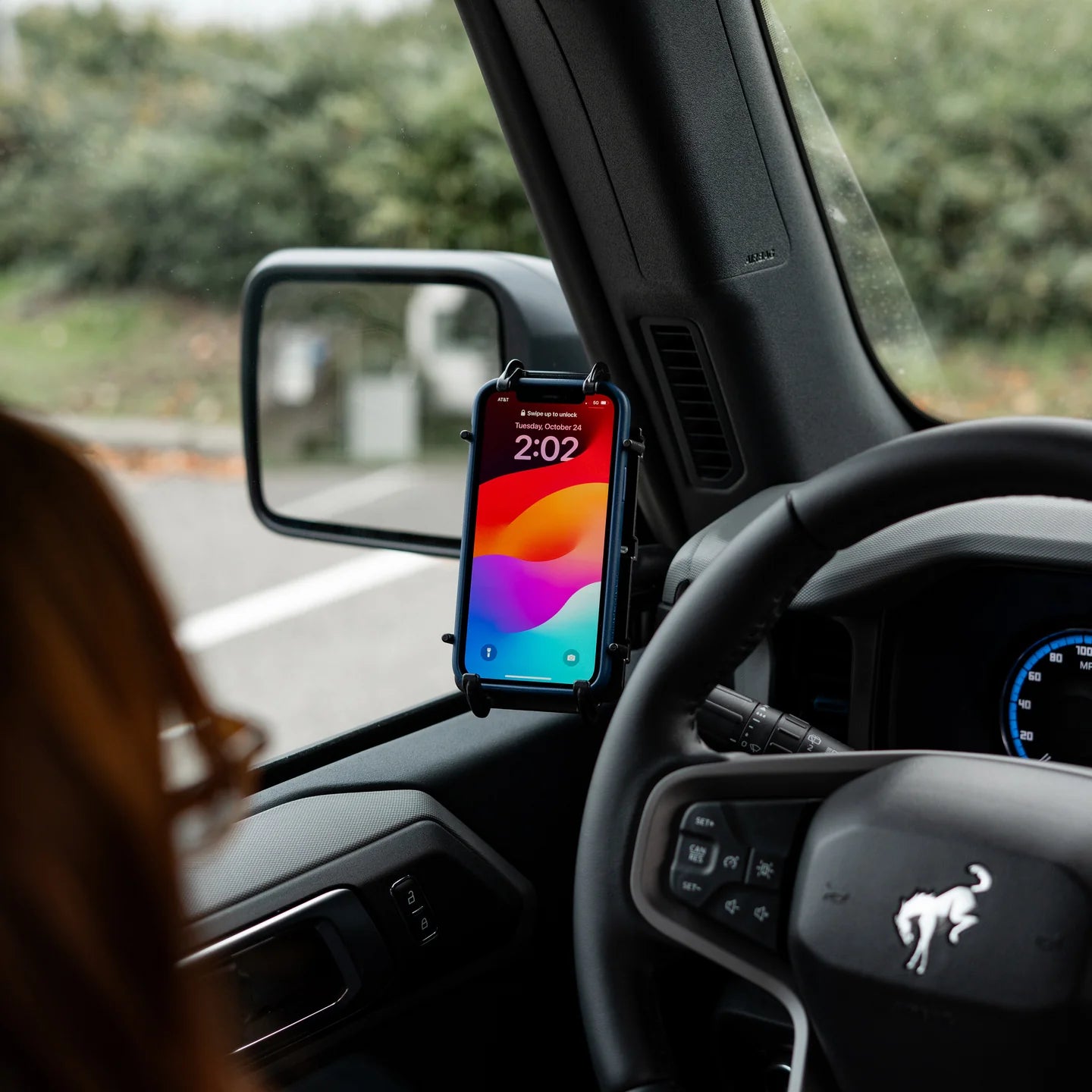 RAM® Quick-Grip™ XL Phone Mount with Grab Handle M6 Bolt Base - RAM-B-186-M6-PD4U
