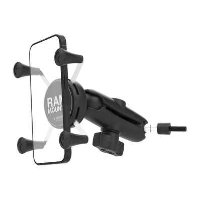 RAM® X-Grip® Phone Mount with Grab Handle M6 Bolt Base - RAM-B-186-M6-UN7U