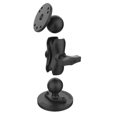 RAM® Tough-Mag™ Heavy Duty Magnetic Mount with Round Plate - Short - RAM-101-B-MAG88U