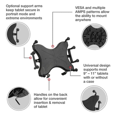 RAM® Pod HD™ 24" Vehicle Mount with RAM® X-Grip® for 9"-11" Tablets - RAM-316-HD-UN9U