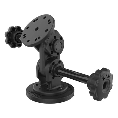 RAM® Dual Straight Pivot Magnetic Mount with Knob - RAP-101-PV4-2S-MAG88U
