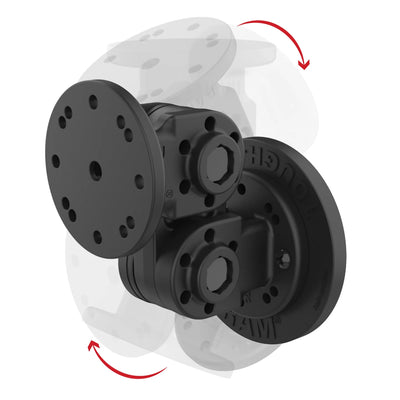 RAM® Dual Straight Pivot Magnetic Mount - RAP-101-PV4-2S-NK-MAG88U