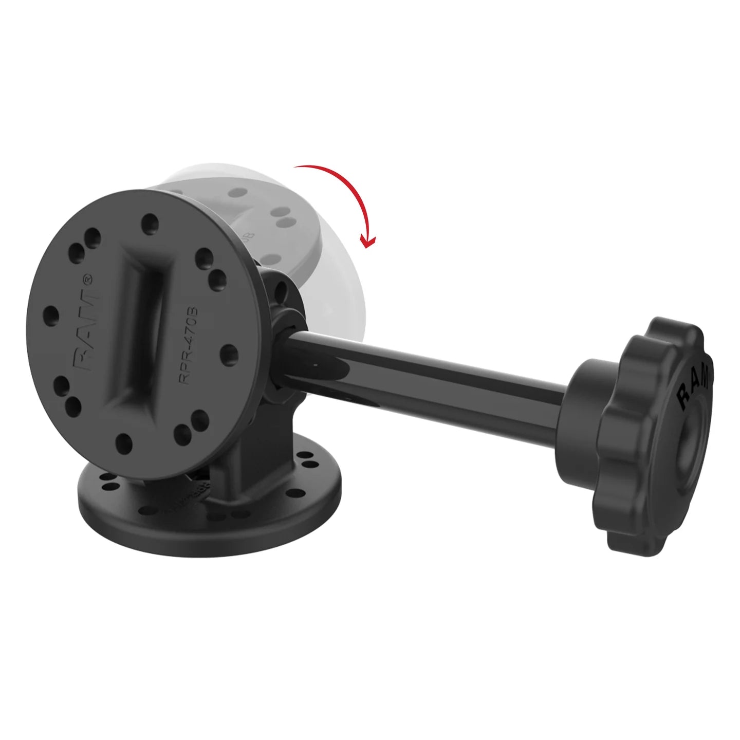 RAM® Single Pivot Mount with Knob - RAP-101-PV4U