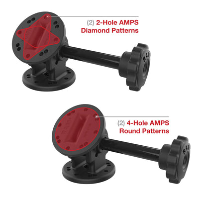 RAM® Single Pivot Mount with Knob - RAP-101-PV4U