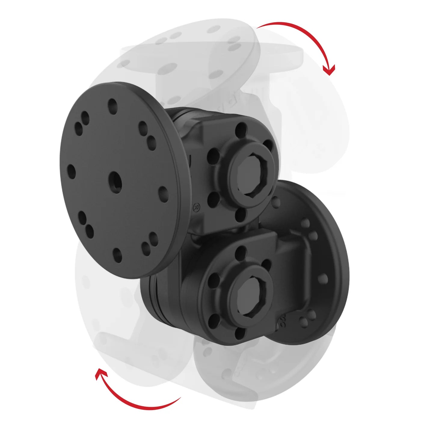 RAM® Dual Straight Pivot Mount - RAP-101-PV4-2S-NKU