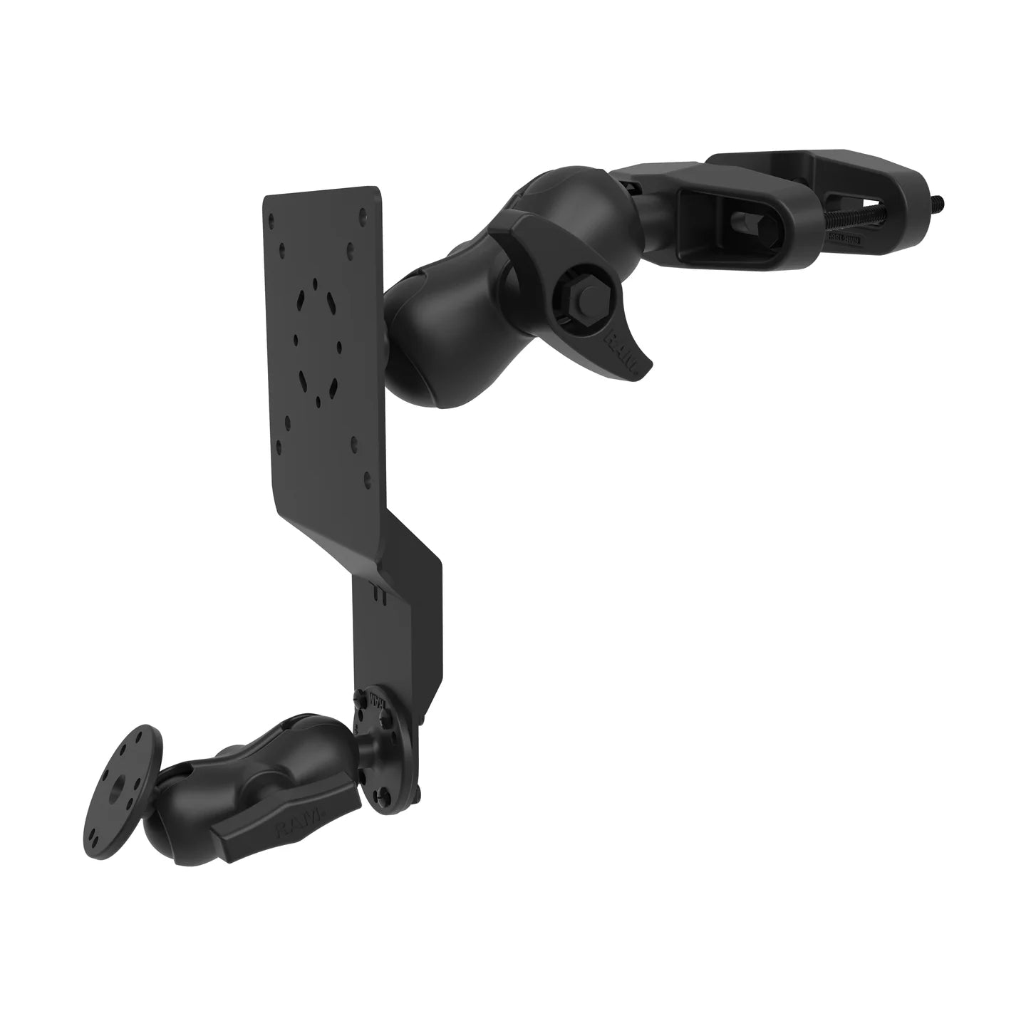 RAM® Universal Forklift Post Mount with Round Plate & Accessory Option - RAM-D-247-C-254-DIS1U