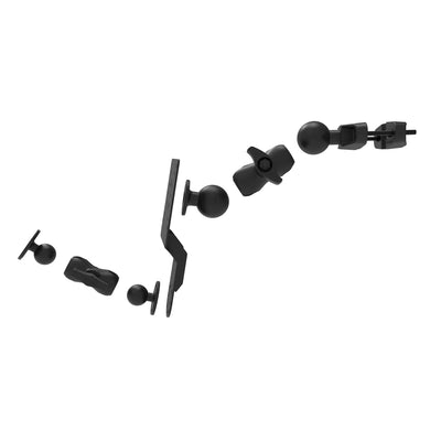 RAM® Universal Forklift Post Mount with Round Plate & Accessory Option - RAM-D-247-C-254-DIS1U