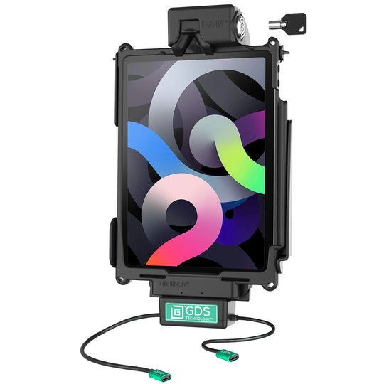 Locking GDS® Tough-Dock™ + USB-C Data for iPad 10th Gen, Air 5 & Pro 11" - RAM-GDS-DOCKL-AP32C-CU