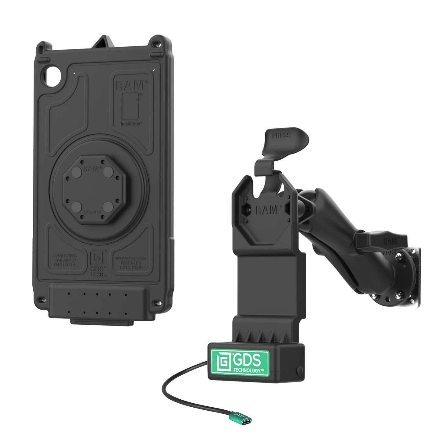 GDS® Uni-Conn™ Vehicle Bundle for Samsung Tab A9 - RAM-GDS-U1-SAM95-KIT1