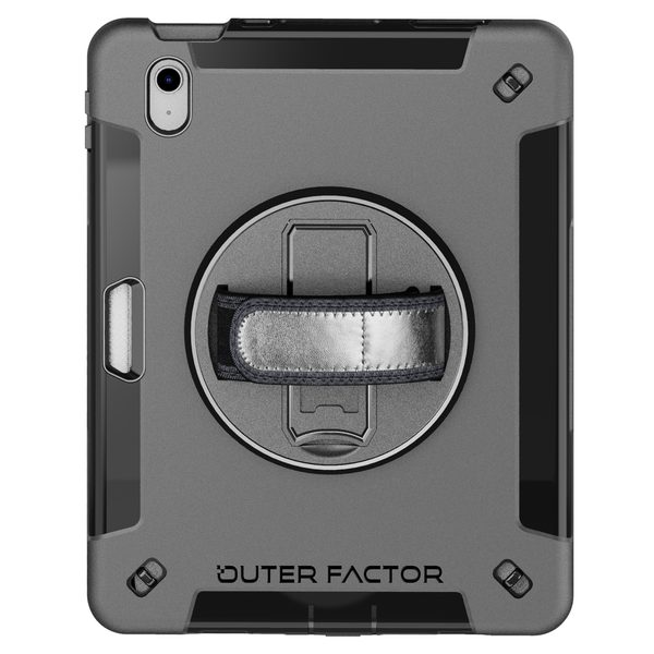 OuterFactor WorkForce Pro Case, iPad 10.9 (10th Gen), Black, Kickstand ...