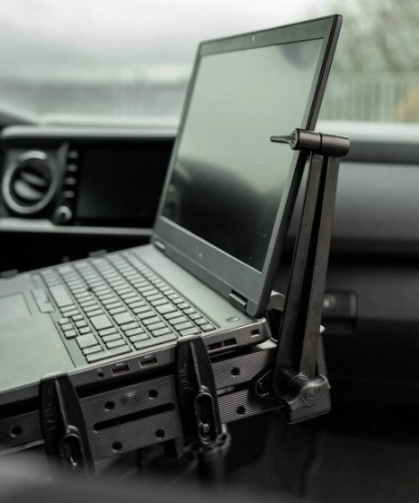 Dee Zee RAM-234-S2U Laptop Screen Mount – Vehicle Laptop Support Bracket For Reducing Road Vibration & Securing Screen - View #5