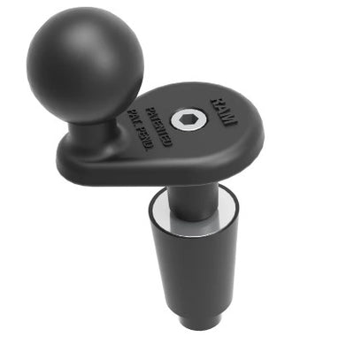 RAM Motorcycle Fork Stem Base with 1" Ball - RAM-B-342U