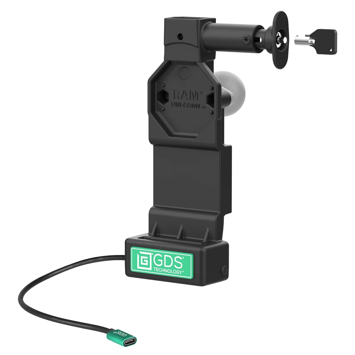 GDS® Uni-Conn™ Locking Dock with Release Button - RAM-GDS-DOCKL-U4CPU