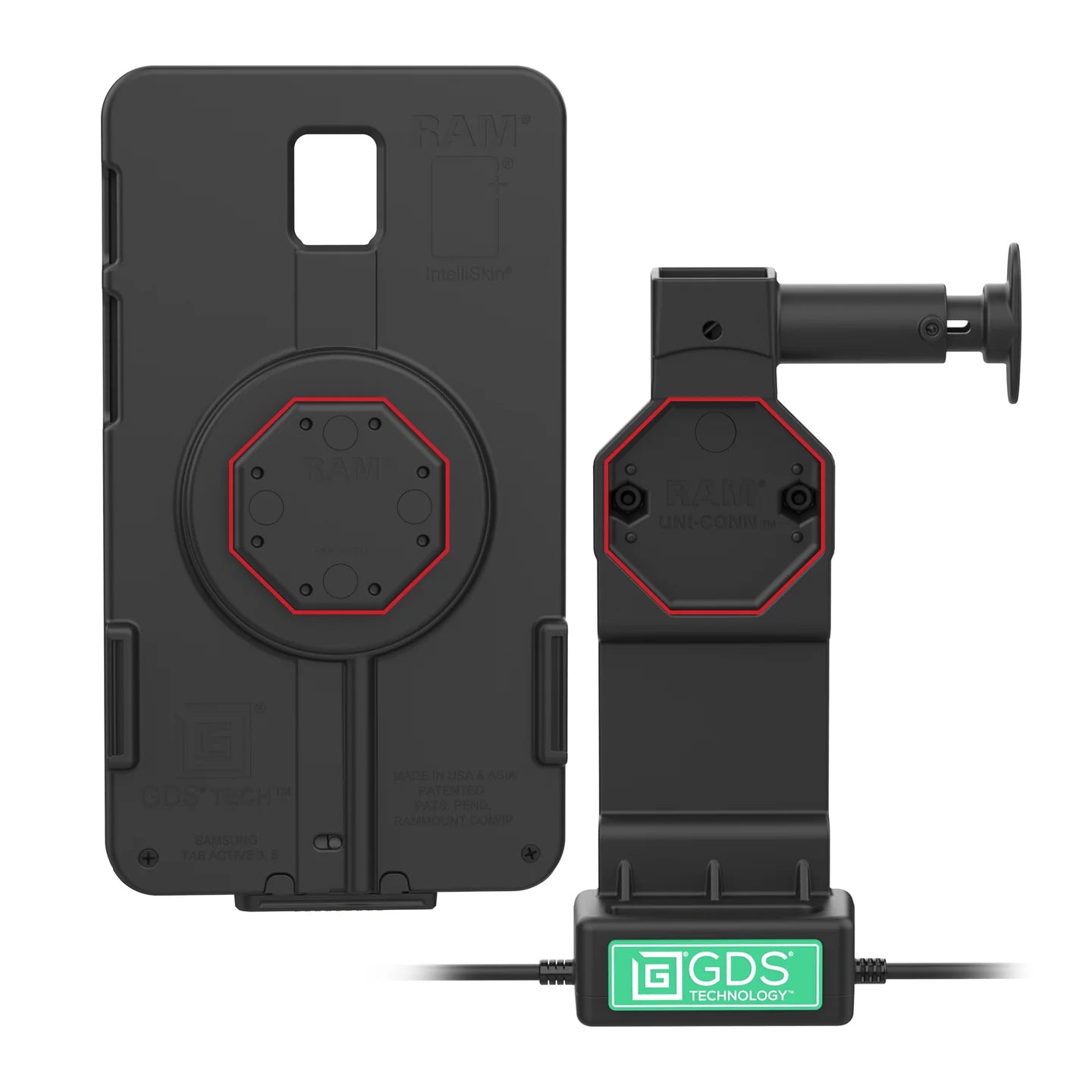GDS® Uni-Conn™ Locking Dock with Release Button - RAM-GDS-DOCKL-U4CPU