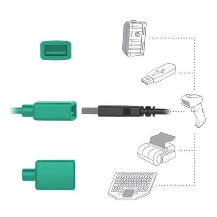 RAM® EZ-Roll'r™ Power & Data Dock for Tab Active5 Pro & 4 Pro - RAM-HOL-SAM52CP-1AU
