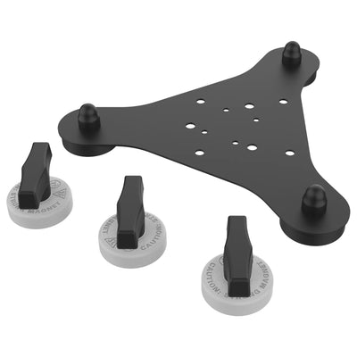 RAM® Tough-Mag™ 48MM 3-Point Magnetic Mounting Base - RAM-MAG48-3U