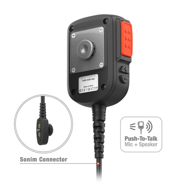RAM® Remote Speaker Mic with Sonim SecureAudio Connector - RAM-RSM-SNM1