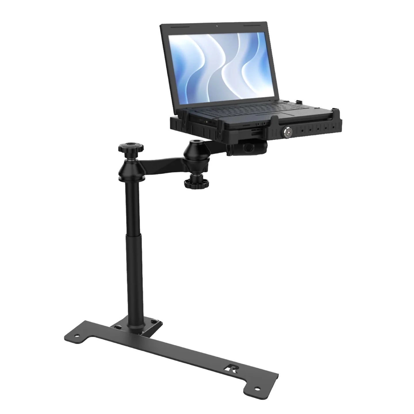RAM® No-Drill™ Laptop Mount for '19-26 Chevy Silverado, 2021-2026 Chevy Tahoe + More - RAM-VB-203-SW3