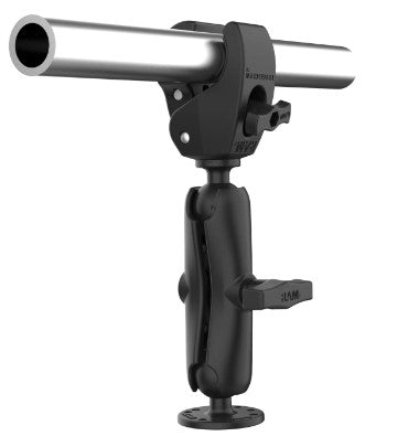 RAM® Medium Tough-Claw™ Base with Double Socket Arm and Round Base Adapter - RAP-404-202U