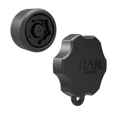 5 RAM® Pin-Lock™ Security Knob and Key Knob for 1.5" Diameter C Size Arms - RAP-S-KNOB5-5U