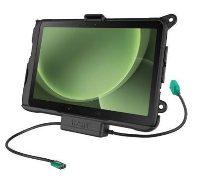 RAM® EZ-Roll'r™ Power & Data Dock for Tab Active5 Pro & 4 Pro - RAM-HOL-SAM52CP-1AU